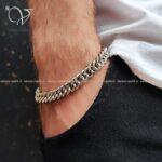 نیم ست پسرانه استیل طرح کارتیه پهن - Image 3