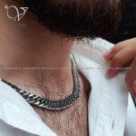 نیم ست پسرانه استیل طرح کارتیه پهن - Image 2