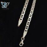 زنجیر نقره مردانه مدل تی ( مارینا) ایتالیایی کد 8382