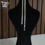 زنجیر نقره مردانه مدل تی ( مارینا) ایتالیایی کد 8382 - Image 2
