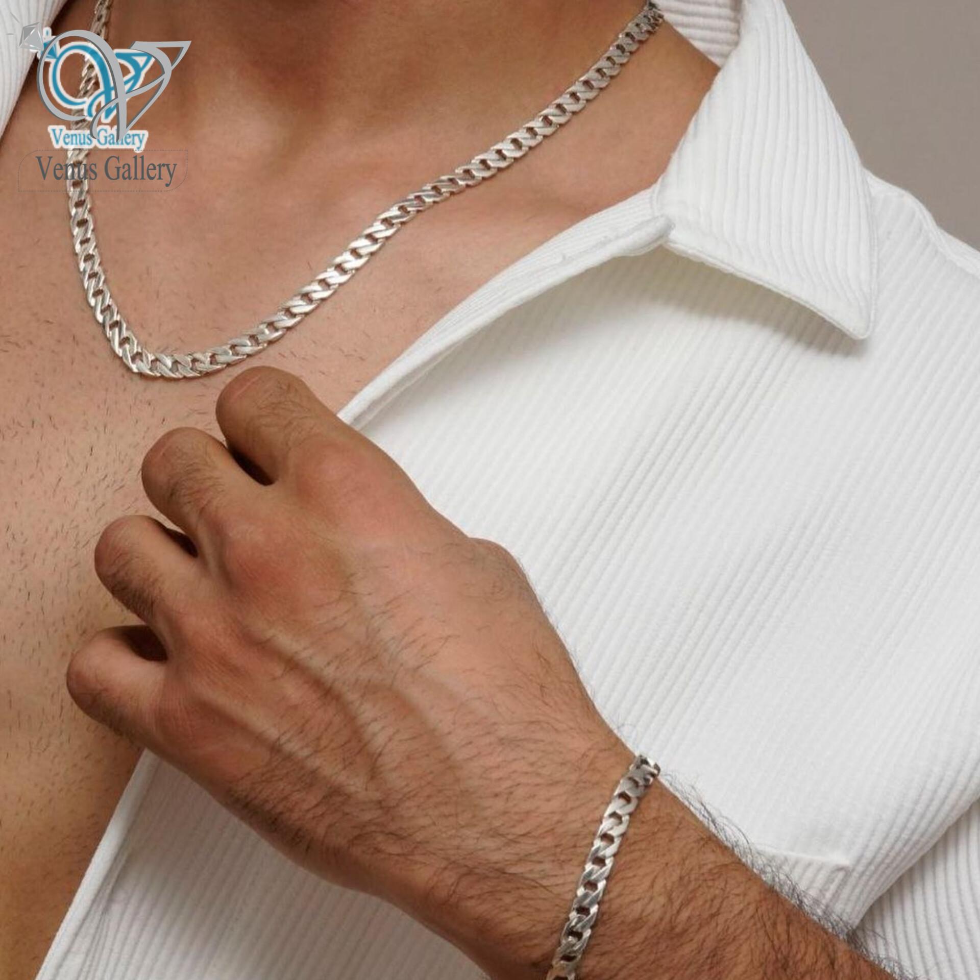 InShot_۲۰۲۴۰۱۲۳_۱۱۲۶۰۱۲۱۱.jpg ست نقره مردانه مدل کارتیه ژاپنی - Image 1