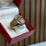 انگشتر رولکس مردانه استیل - Image 5