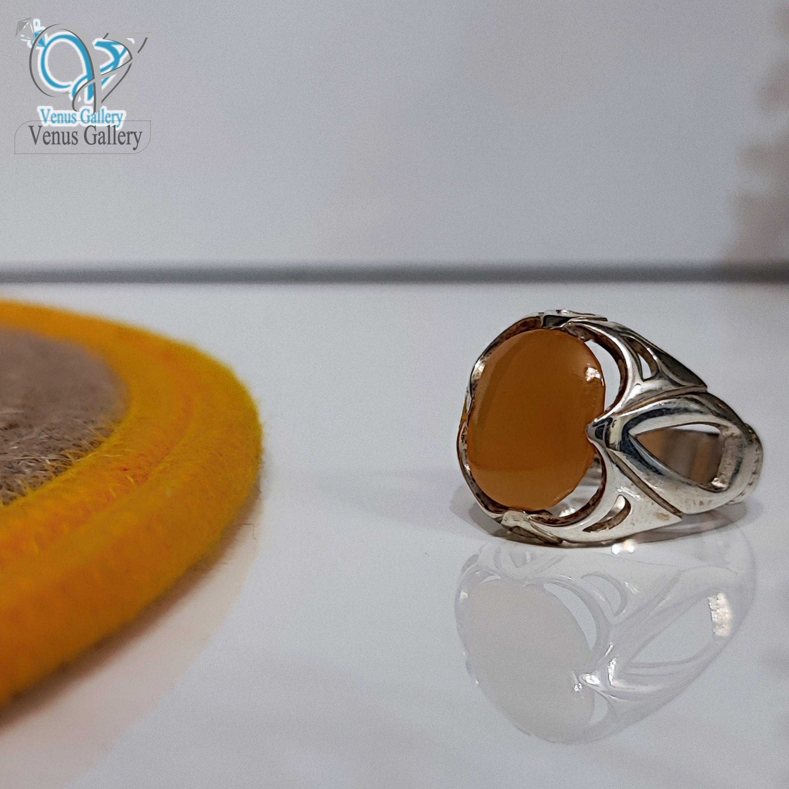 InShot_۲۰۲۴۰۱۲۴_۱۵۵۹۵۲۷۸۰-scaled-1.jpg انگشتر نقره مردانه یاقوت زرد صنعتی کد 2837 - Image 1