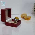 انگشتر نقره مردانه عقیق زرد کد 5104 - Image 5