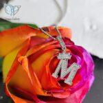 مدال ( پلاک) نقره حرف ام انگلیسی - Image 4