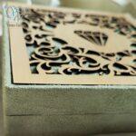 جعبه جواهر چوبی مخصوص سرویس عروس