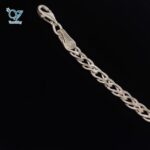 دستبندنقره مردانه ایتالیایی مدل کارتیر دوبل 5132 - Image 3