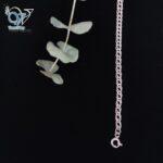 دستبند نقره مردانه مدل کارتیه دوبل ایتالیایی کد 5637 - Image 3