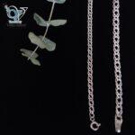 دستبند نقره مردانه مدل کارتیه دوبل ایتالیایی کد 5637 - Image 4