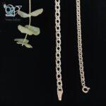 دستبند نقره مردانه مدل کارتیه دوبل ایتالیایی کد 5637