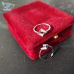 انگشتر نقره ظریف دخترونه نگین صدفی کد 3054 - Image 4