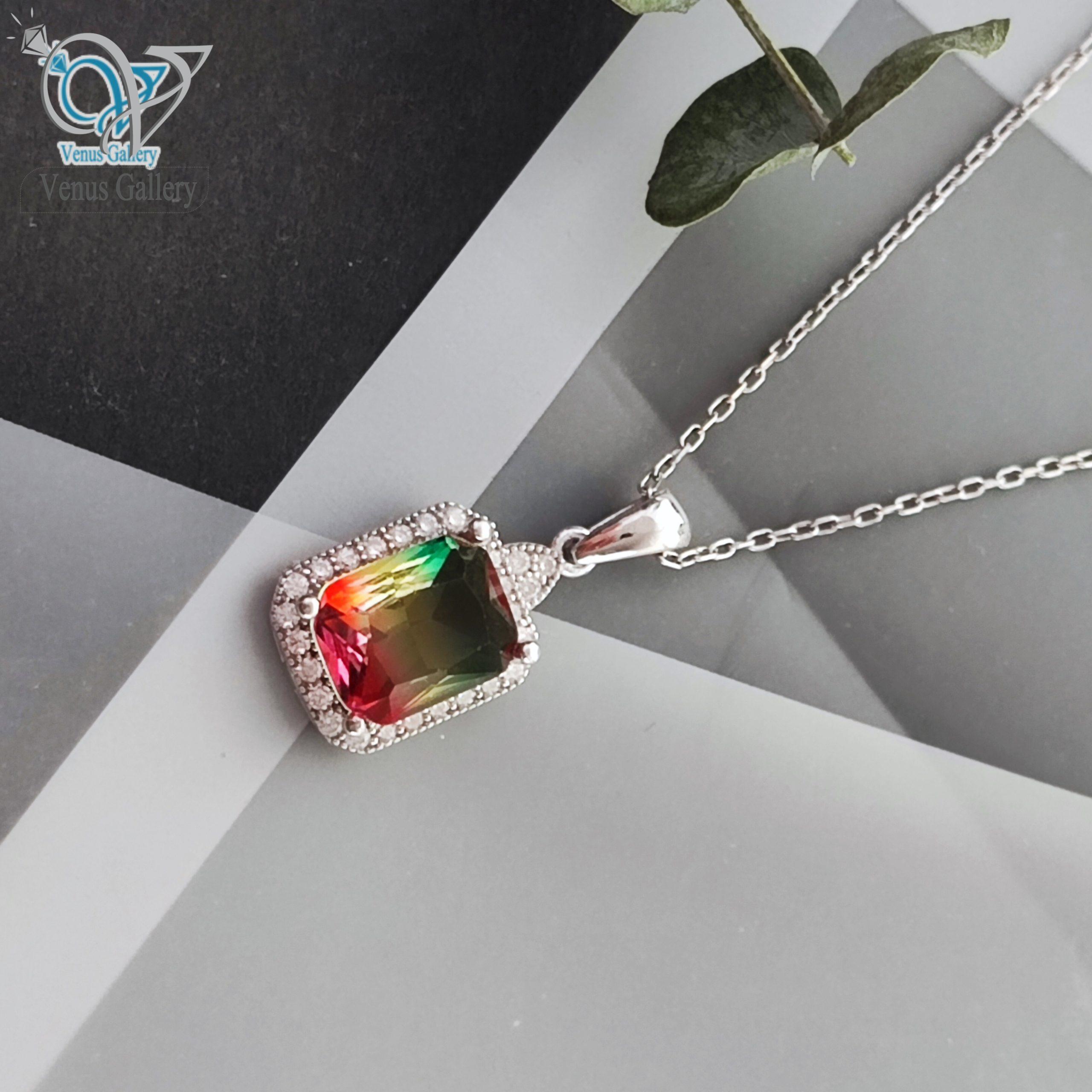 InShot_۲۰۲۴۰۲۱۴_۰۰۵۴۰۷۹۳۷-scaled-1.jpg مدال نقره دخترانه سنگ7رنگ کد 3081 - Image 1