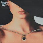 گردنبند نقره به صد زبان دنیا دوستت دارم مدل قفل و کلید کد 5511