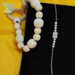 دستبند نقره زنانه ترکیب فلاور و امرالدکات طرح طلا کد 3273 - Image 4