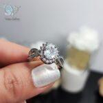 انگشتر نقره زنانه جواهری کد 3321