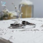 حلقه ست نقره طرح طلا کد 5607 - Image 2