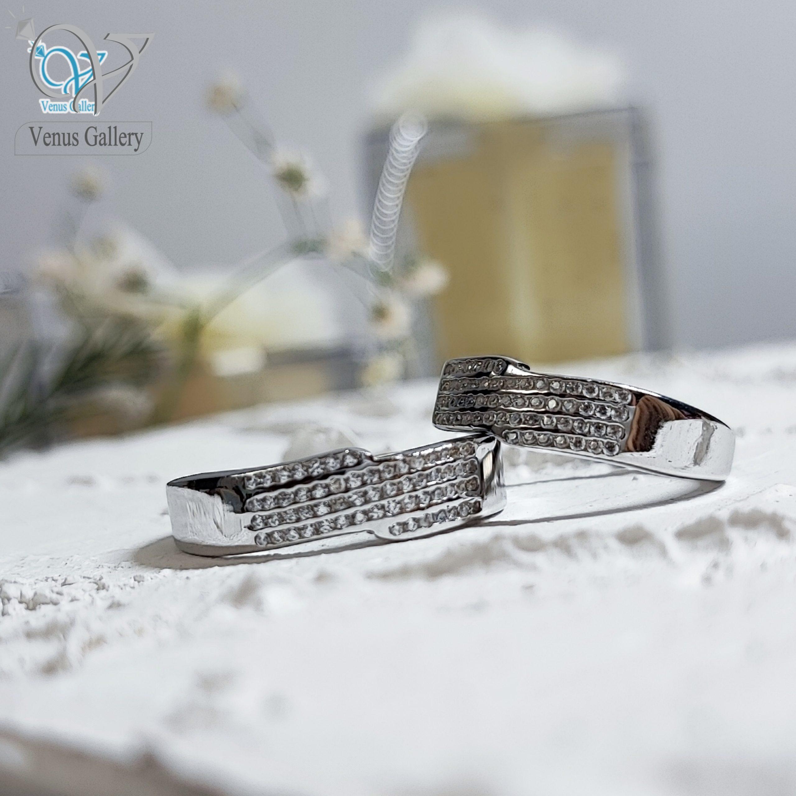 InShot_۲۰۲۴۰۲۲۹_۲۰۲۶۰۷۶۴۴-scaled-1.jpg حلقه ست نقره طرح طلا سفید کد 3319 - Image 1