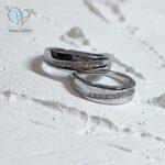 حلقه ست نقره نگین دار طرح طلا - Image 2