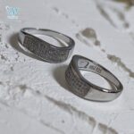 حلقه ست نقره طرح طلا کد 5579 - Image 3