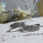 حلقه ست نقره طرح طلا کد 5579 - Image 2