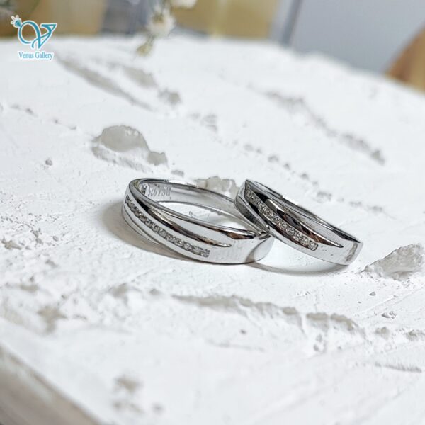 حلقه ست نقره نگین دار طرح طلا کد 3397 - Image 1
