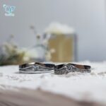 حلقه ست نقره طرح طلا کد 5584 - Image 3