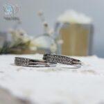 حلقه ست نقره طرح طلا - Image 2