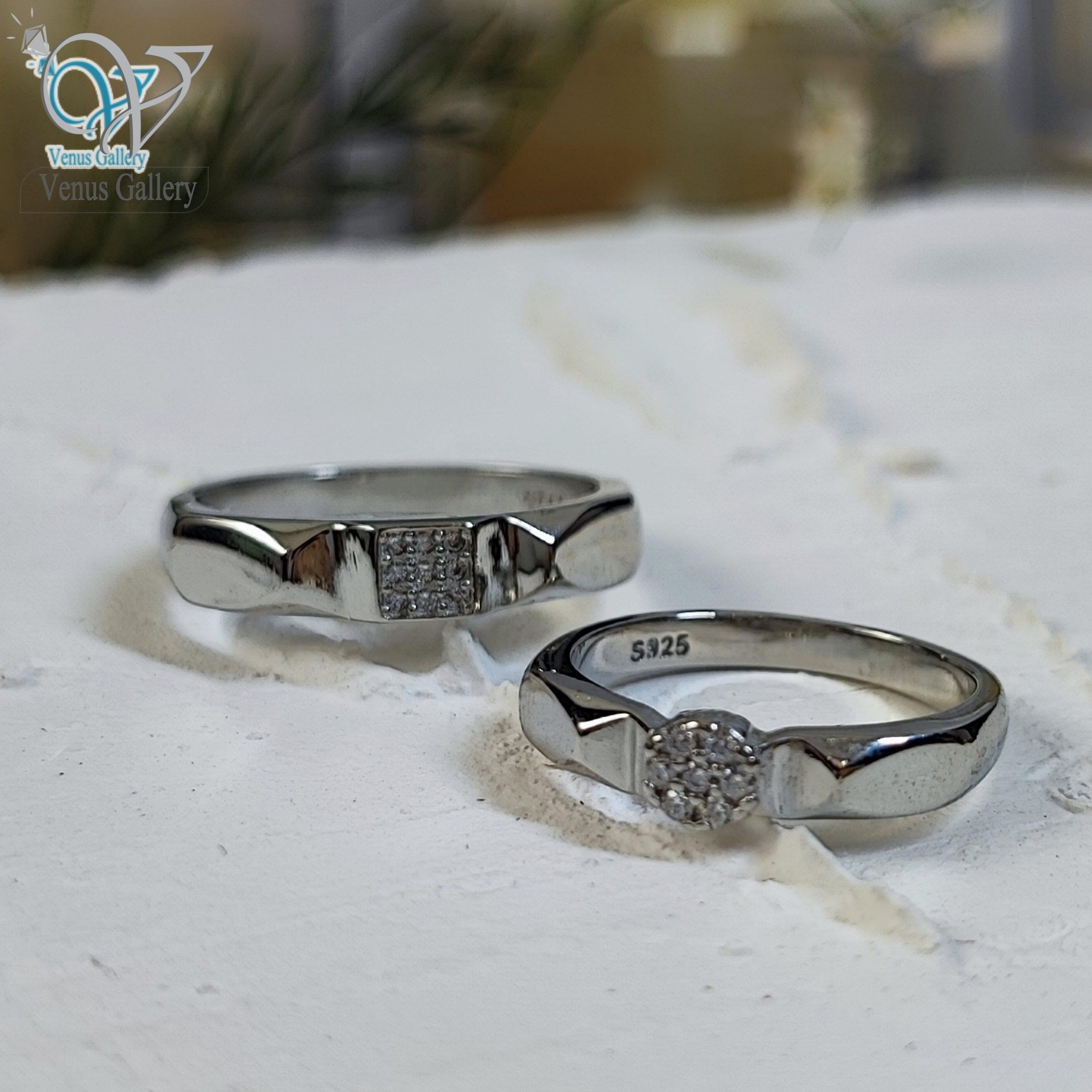 InShot_۲۰۲۴۰۳۰۳_۰۲۰۷۴۳۶۶۱-min-scaled-1.jpg حلقه ست نقره طرح طلا سفید کد 3460 - Image 1