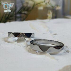 حلقه ست نقره طرح طلا سه بعدی جدید کد 5910