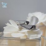 حلقه ست نقره طرح طلا کد 5568 - Image 2