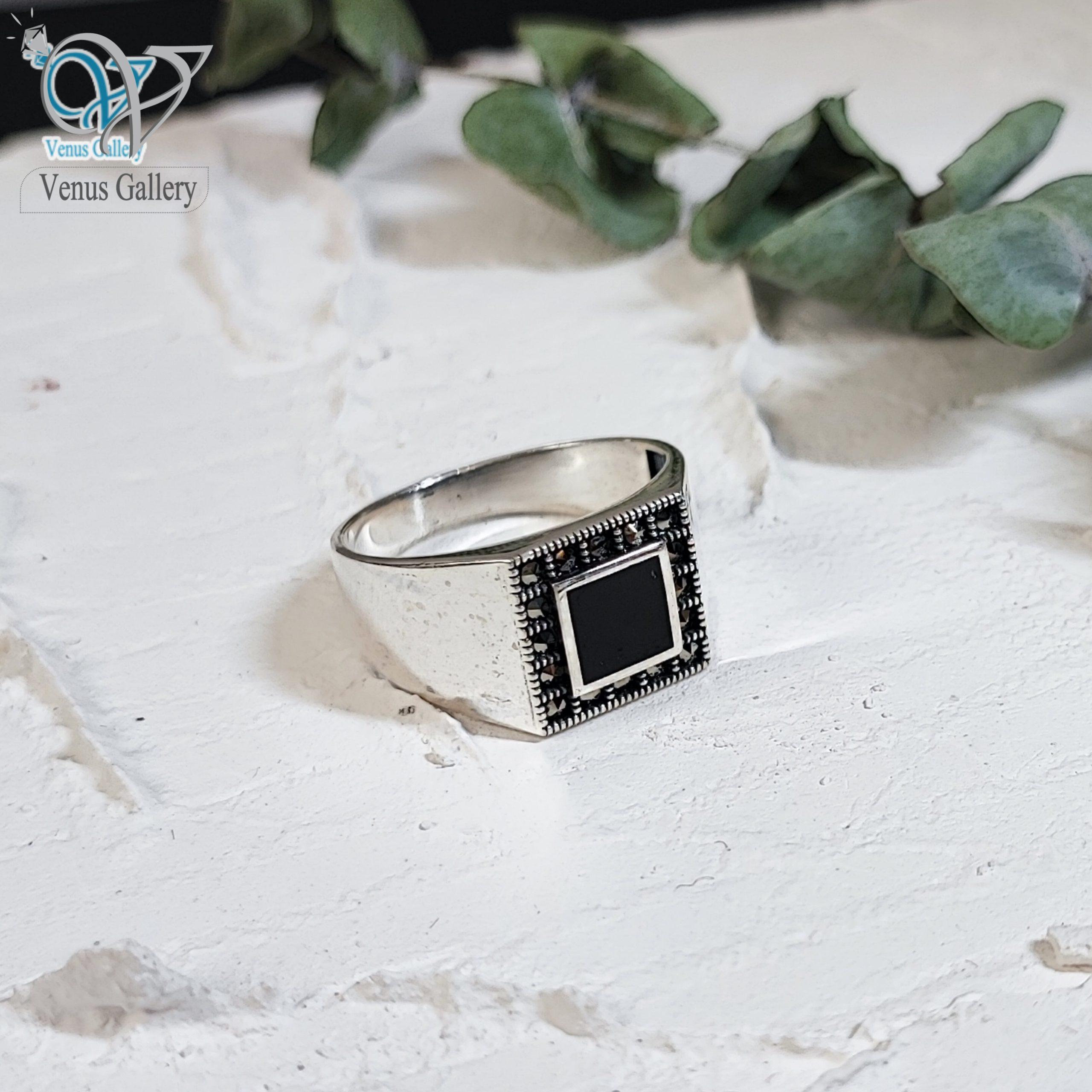 InShot_۲۰۲۴۰۳۱۸_۰۰۵۱۵۷۰۹۴-min-scaled-1.jpg انگشتر نقره مردانه ترک سنگ اونیکس کد 3598 - Image 1