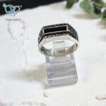 انگشتر نقره مردانه ترک و اسپرت طرح ورساچه کد 5940 - Image 3