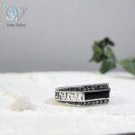 انگشتر نقره مردانه ترک و اسپرت طرح ورساچه کد 5940 - Image 2