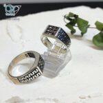 انگشتر نقره مردانه وارداتی جایگزین حلقه کد 6157 - Image 2