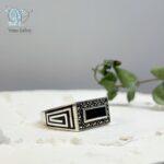 انگشتر نقره مردانه وارداتی بهترین جایگزین حلقه ازدواج - Image 4