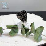 انگشتر نقره مردانه مدل ستاره هشت پر - Image 5