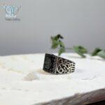 انگشتر نقره مردانه ترک طرح برجسته - Image 3