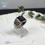 انگشتر نقره مردانه ترک طرح برجسته - Image 2
