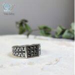 انگشتر نقره مردانه وارداتی جایگزین حلقه کد 6157 - Image 4