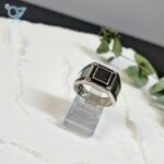 انگشتر نقره مردانه اسپرت بهترین جایگزین حلقه طلا کد 6226