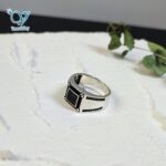 انگشتر نقره مردانه اسپرت بهترین جایگزین حلقه طلا کد 6226 - Image 3