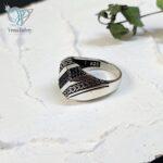 انگشتر نقره مردانه مناسب آقایان خوش سلیقه - Image 5