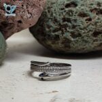 انگشتر نقره ظریف زنانه طرح مار کد 3749 - Image 2