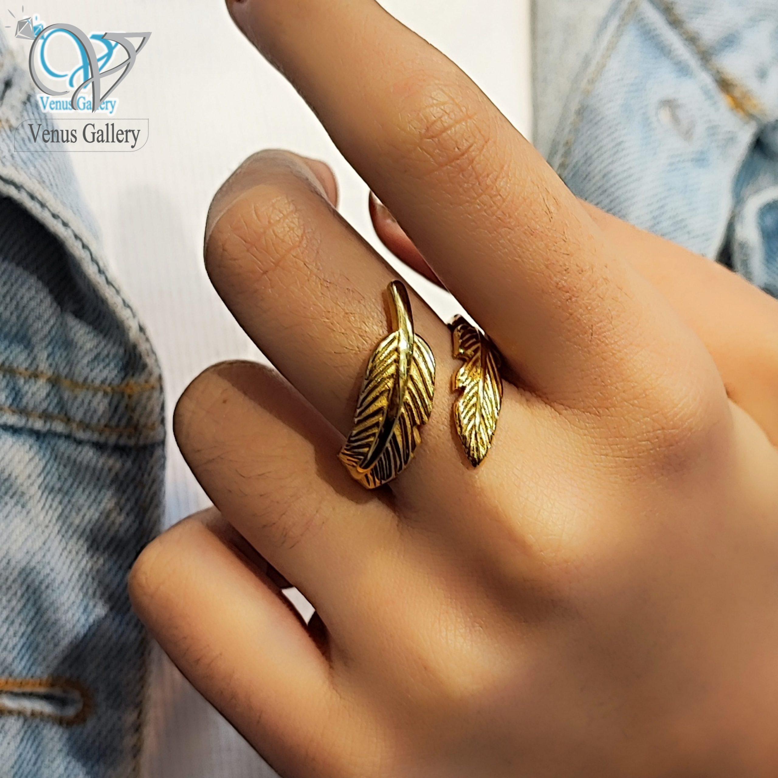 InShot_۲۰۲۴۰۳۲۴_۰۱۱۷۱۹۸۹۷-min-scaled-1.jpg انگشتر دخترانه طرح برگ یونانی - Image 1