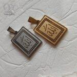 گردنبند الله استیل طلایی ونقره ای - Image 2