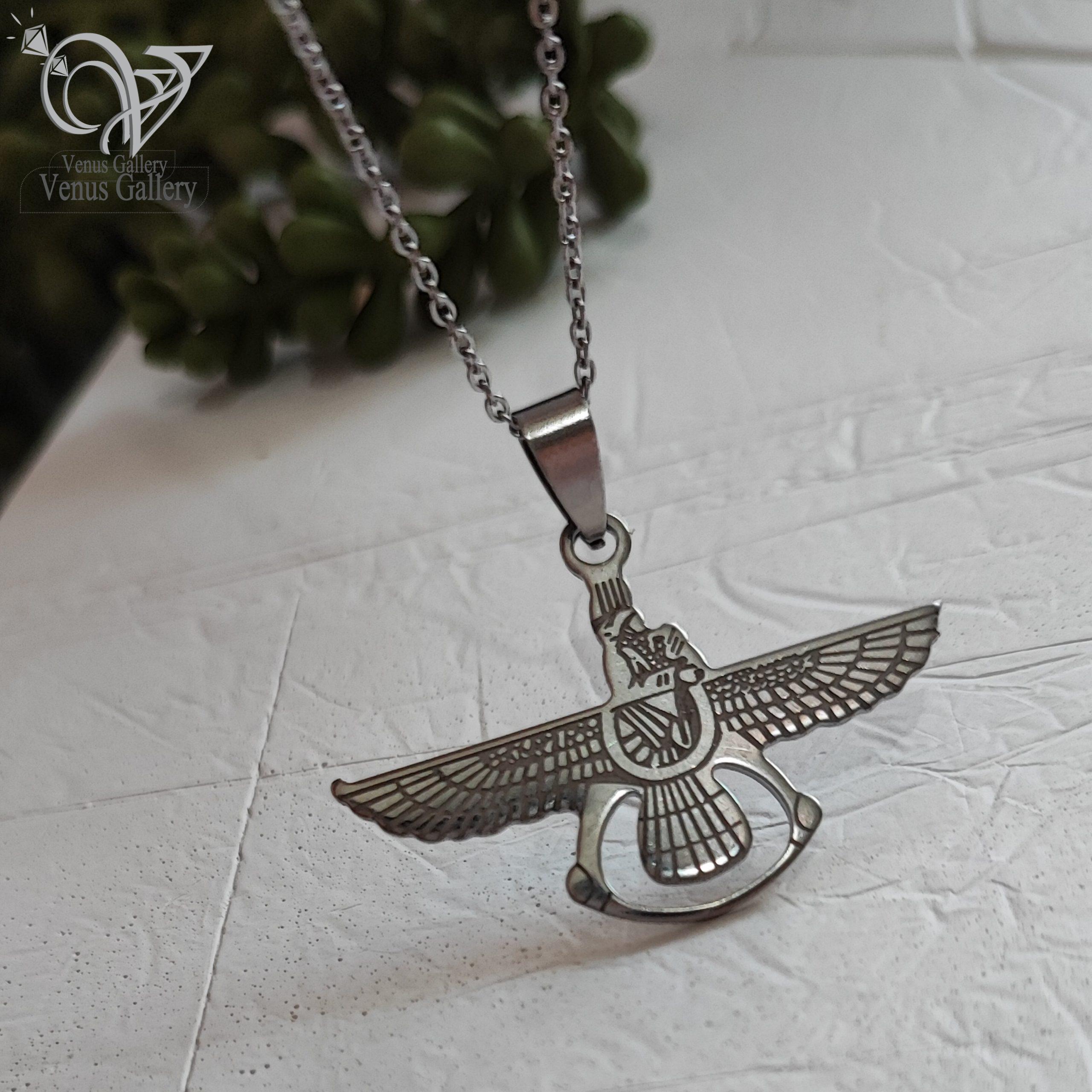 InShot_۲۰۲۴۰۴۲۹_۱۸۵۰۱۷۳۹۷-min-scaled-1.jpg گردنبند فروهر استیل ظریف - Image 1