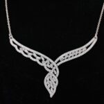 سرویس نقره جواهری زنجیری ظریف