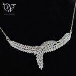 سرویس نقره زنجیری طرح جواهر