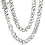 زنجیر نقره مردانه مدل کارتیر ایتالیایی کد 7529