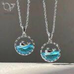 گردنبند استیل دلفین – موجی از زیبایی، نماد عشق و ارتباط، با قیمتی باورنکردنی کد 10604 - Image 2